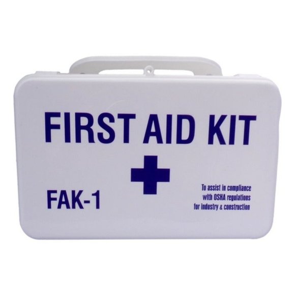 First Aid Emergency Kit Minor Emergencies ANSI Compliant Weatherproof Case - Picture 8 of 8